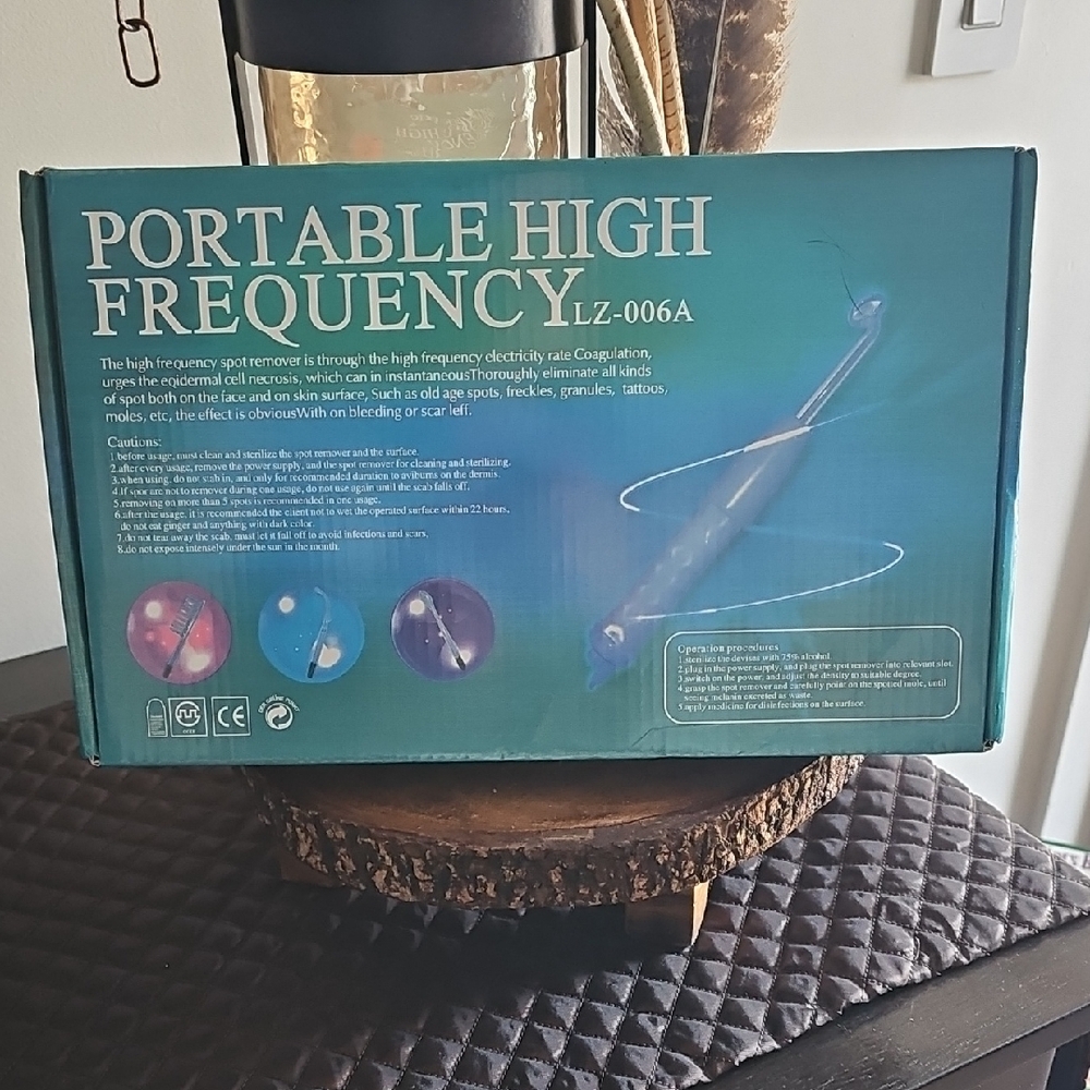 Portable High Frequency LZ-006A Handheld Device - Teal/Blue